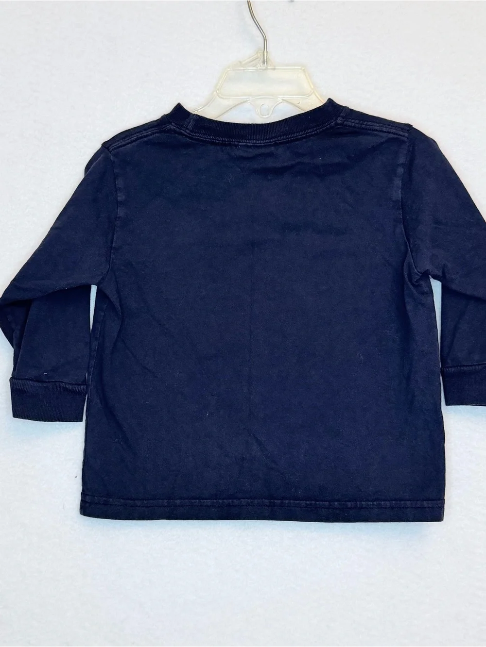 Polo by Ralph Lauren Boys 2T Navy Crest Graphic Long Sleeve Shirt Fall Cotton